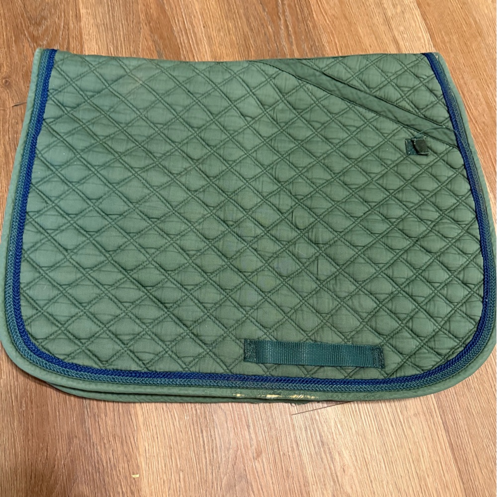 Green dover saddle pad